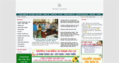 Desktop Screenshot of cdsplaocai.edu.vn